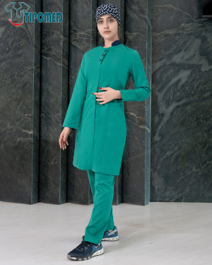 اسکراب پزشکی زنانه مدل Star – رنگ سبز بنتون